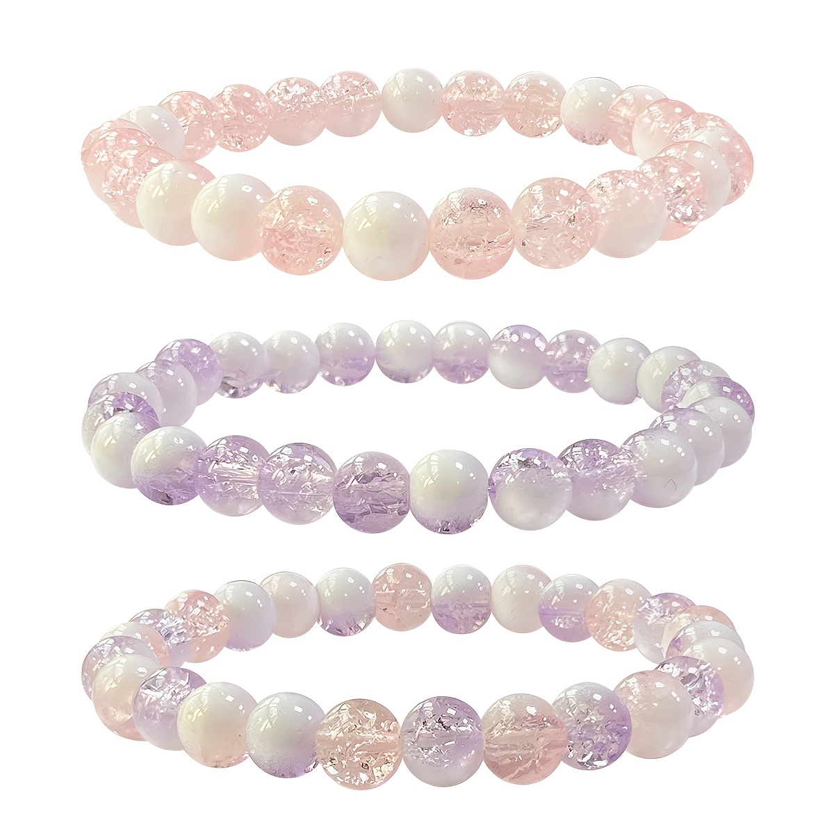 Bohemian Style Glass Bead Bracelet, Everyday Wear